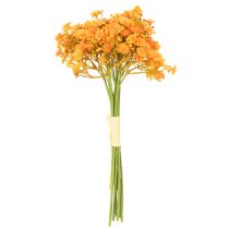 Artikel Künstliches Schleierkraut orange Zweig für Blumenarrangements 30cm 10St