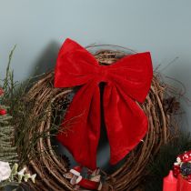 Artikel Schmuckschleife Rot als Weihnachtsdeko 28cm 3St