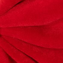 Artikel Dekoschleife in Rot Große Samtschleife für Fenster oder Tür 50cm