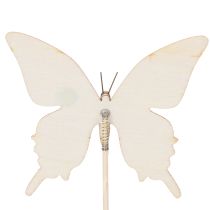 Artikel Blumenstecker Bastelbedarf Schmetterlingsmotiv zur Verschönerung von Geschenkverpackungen 28,5cm 12St