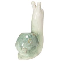 Artikel Keramik Dekofigur Schnecke für stilvolles Wohnambiente und zauberhafte Tischdeko 16cm