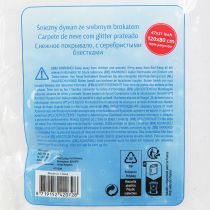 Artikel Schneedecke Glimmer Schneeteppich mit Silberglitter 120×80cm