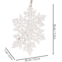 Artikel Deko Schneeflocke groß Hängedekoration 30cm