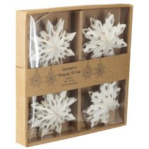 Artikel Filigrane Schneeflocken-Hängedeko aus Papier für Winter-Dekoration