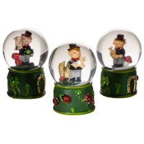Artikel Glücksbringer Schneekugel mit Schornsteinfeger Figur 4cm 3St