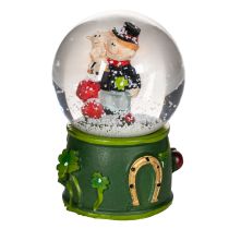 Artikel Glücksbringer Schneekugel mit Schornsteinfeger Figur 4cm 3St