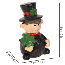 Artikel Glücksbringer Schornsteinfeger Figur zum Kleben 5cm 6St