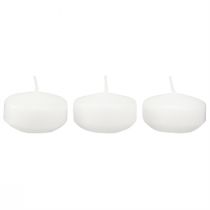Artikel Schwimmkerzen Weiß 4,5cm  28 St