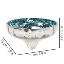 Artikel Schwimmschale Teelichthalter aus Glas für elegante Akzente in jedem Raum 10cm 2St