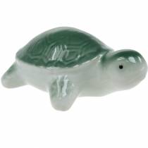 Schwimmende Keramik-Schildkröte Grün 11,5cm 1St