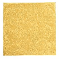 Servietten Weihnachten Gold Geprägt Muster 33x33cm 15St
