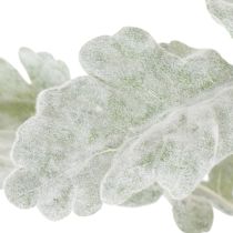 Artikel Künstlicher Senecio Zweig Silberblatt Greiskraut detailreich 45cm 3St