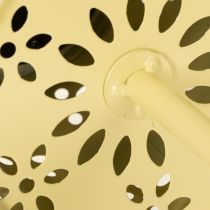 Artikel Solar Tischlampe mit filigranem Blütenmuster für den Balkon oder die Terrasse 28cm