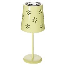 Artikel Solar Tischlampe LED mit Blumen Design Stimmungsvolle Beleuchtung für draußen 28cm
