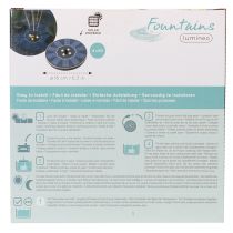 Artikel Solarpumpe für Gartenteiche Schwimmendes dekoratives Wasserspiel LED 16cm
