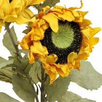 Sonnenblumen künstlich Sonnenblumen Deko Drylook L60cm 3St