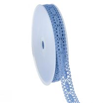 Artikel Spitzenband Jeans Blau Dekoband Schmuckband B18mm L20m