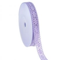 Artikel Spitzenband Lila Schmuckband Flower Frühling B18mm L20m