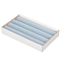 Artikel Stabkerze blau für Kerzenständer und Tischdekoration 34x240mm 4St