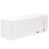 Artikel Stabkerzenhalter modern mit Glaszylinder und Sockel 31cm