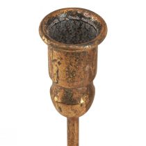Artikel Stabkerzenhalter Antik Für 10 Kerzen Gold 46×46cm H16,5cm