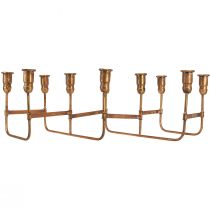 Artikel Stabkerzenhalter Antik Für 10 Kerzen Gold 46×46cm H16,5cm