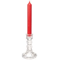Artikel Kerzenhalter transparent Design klassisch Tischdekoration 12cm 2St