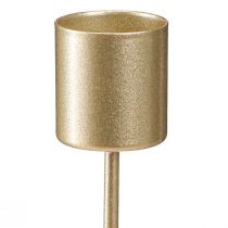 Artikel Stabkerzenhalter Mattgold Kerzenhalter zum Stecken Ø24mm 11cm 16 St
