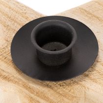 Artikel Holzstern Kerzenständer rustikal für Stabkerzen 16cm