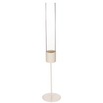 Artikel Kerzenhalter mit Glaszylinder auf Metallfuß 50cm
