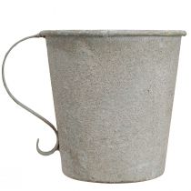 Artikel Stabkerzenhalter Vintage Tasse Deko Grau Ø11cm H11cm