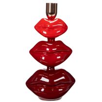 Artikel Kerzenständer Lippen glänzend Modernes Design 21cm