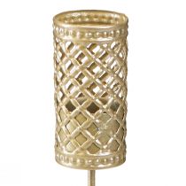 Artikel Stabkerzenhalter zum Stecken Mattgold Ø22mm H10cm 4 St