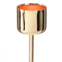 Artikel Stabkerzenhalter zum Stecken Rotgold Ø22mm H10,5cm 12 St