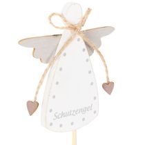 Artikel Dekostecker Engel aus Holz Schutzengel Figur am Stab 31cm 12St