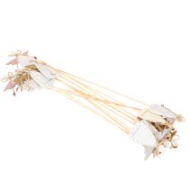 Artikel Dekostecker Engel aus Holz Schutzengel Figur am Stab 31cm 12St