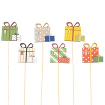 Artikel Pflanzenstecker Geschenkpaket Motiv Holz 31cm 12St