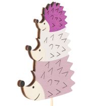 Artikel Deko Stecker Bunte Igel Familie Gartendeko 34cm 12St
