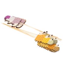 Artikel Deko Stecker Bunte Igel Familie Gartendeko 34cm 12St