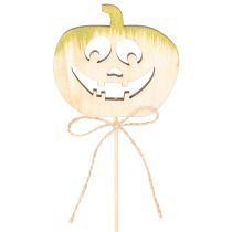 Artikel Dekostecker Kürbis mit Gesicht Halloween Deko 31cm 12St