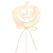 Artikel Dekostecker Kürbis mit Gesicht Halloween Deko 31cm 12St