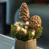 Artikel Künstlicher Morchel Pilz Deko Stecker für Pflanztöpfe und Tisch 13cm 2St