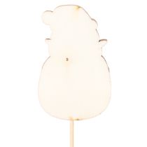 Artikel Deko Stecker Weihnachtsmann für Gestecke und Topfpflanzen 31cm 12 Stück