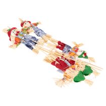 Artikel Blumenstecker Vogelscheuche für Blumenarrangements 37cm 6St