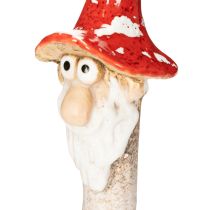 Artikel Zwerg zum Stecken Figur mit langem Bart und Pilzhut Deko 17cm 2St