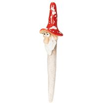 Artikel Zwerg zum Stecken Figur mit langem Bart und Pilzhut Deko 17cm 2St