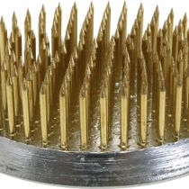 Artikel Steckigel Kenzan Rund Blumenigel Silbern Messing Ø60mm