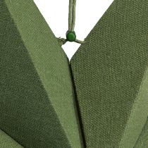 Artikel Stern Deko Weihnachtsstern Papier Jute Grün 60cm Fensterdeko