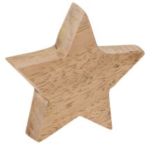 Artikel Holzstern Deko Set für Tisch und Fensterbank 5cm 9St