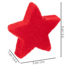 Artikel Deko Stern klein Streudeko beflockt 5cm 40St